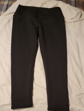 THICK HEAVY Black Stretch Leggings